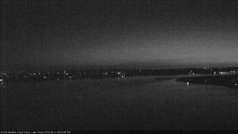 Lake Travis webcam, June 11, 2019 8:30 PM CT