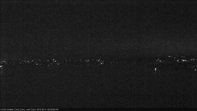 Lake Travis webcam, June 11, 2019 8:40 PM CT