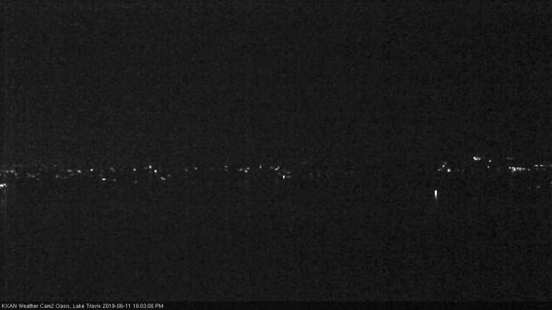 Lake Travis webcam, June 11, 2019 9:05 PM CT