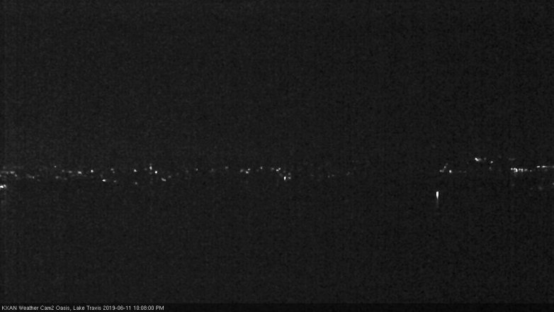 Lake Travis webcam, June 11, 2019 9:10 PM CT