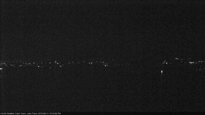 Lake Travis webcam, June 11, 2019 9:20 PM CT