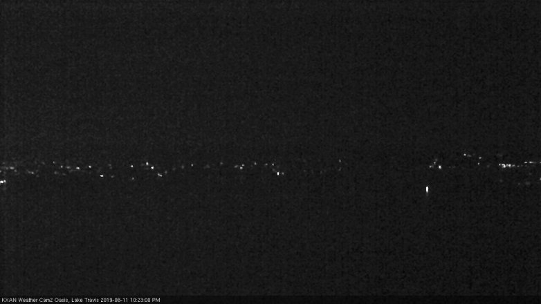 Lake Travis webcam, June 11, 2019 9:25 PM CT