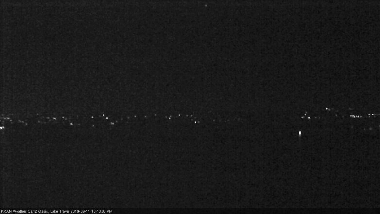 Lake Travis webcam, June 11, 2019 9:45 PM CT