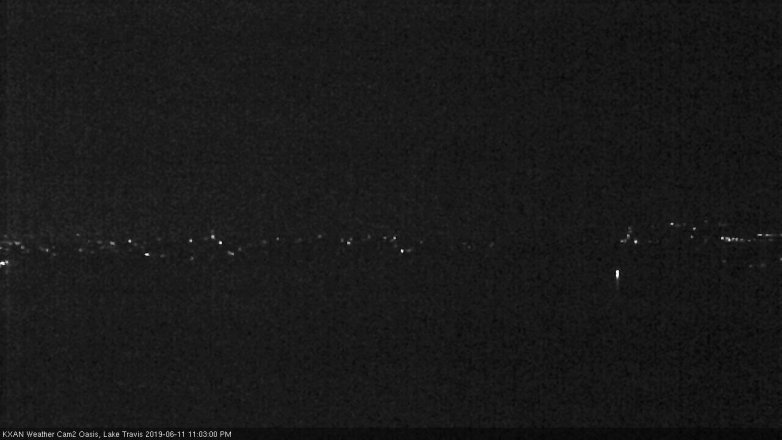 Lake Travis webcam, June 11, 2019 10:05 PM CT