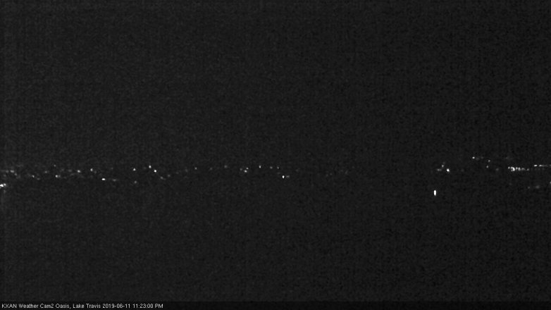 Lake Travis webcam, June 11, 2019 10:25 PM CT