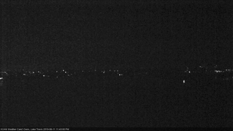Lake Travis webcam, June 11, 2019 10:45 PM CT