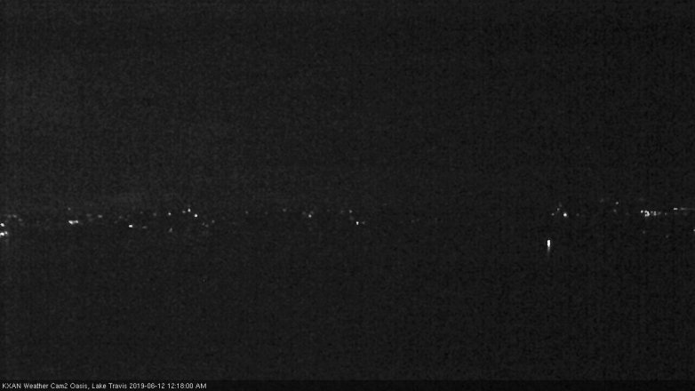 Lake Travis webcam, June 11, 2019 11:20 PM CT