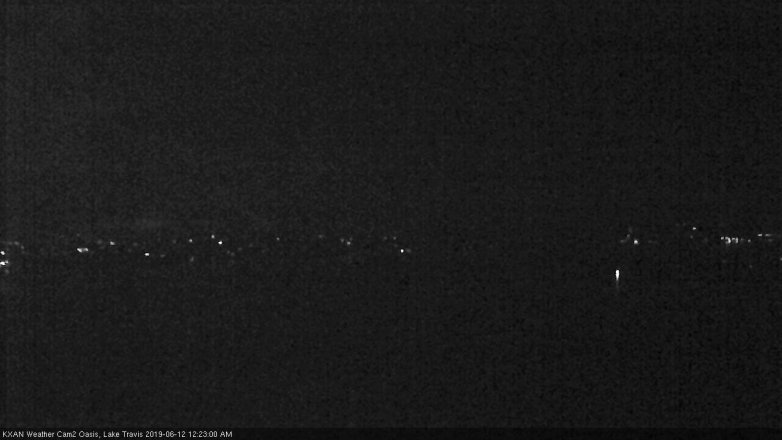 Lake Travis webcam, June 11, 2019 11:25 PM CT