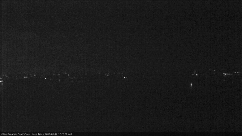 Lake Travis webcam, June 11, 2019 11:30 PM CT