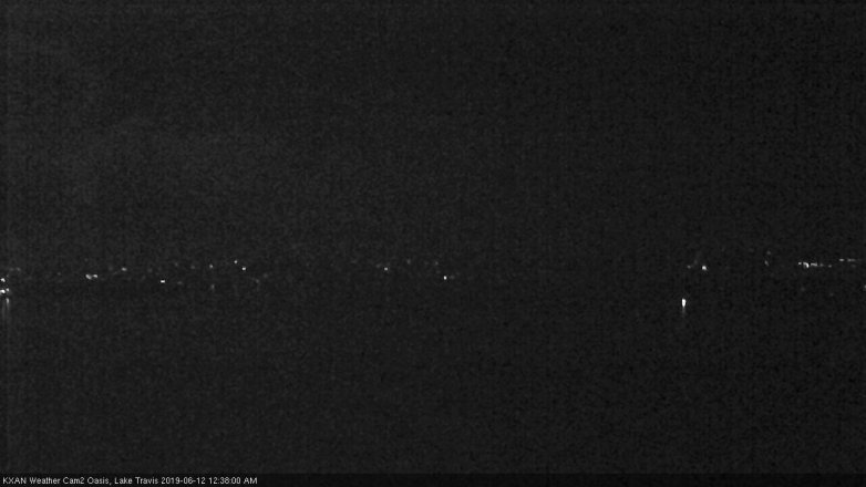 Lake Travis webcam, June 11, 2019 11:40 PM CT