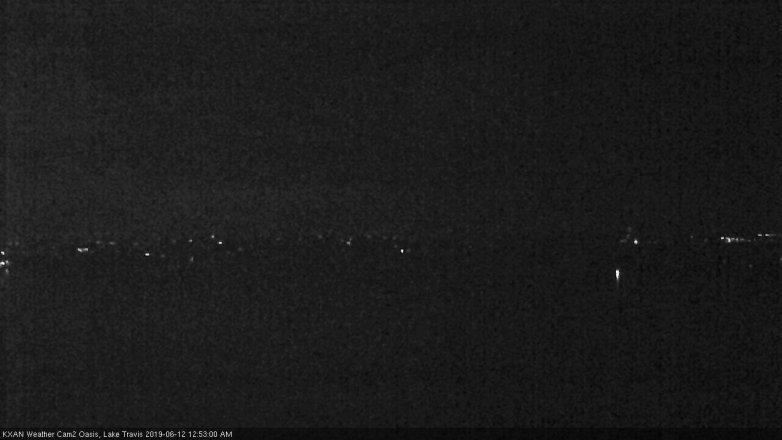 Lake Travis webcam, June 11, 2019 11:55 PM CT