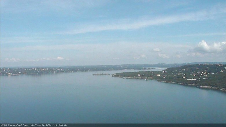 Lake Travis webcam, June 12, 2019 9:15 AM CT