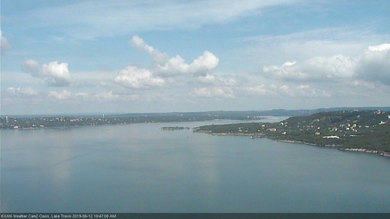 Lake Travis webcam, June 12, 2019 9:50 AM CT