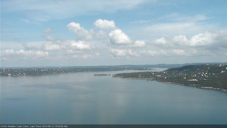 Lake Travis webcam, June 12, 2019 9:55 AM CT