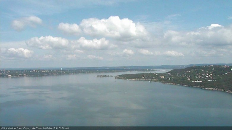 Lake Travis webcam, June 12, 2019 10:05 AM CT