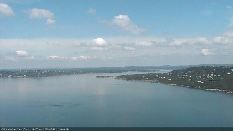 Lake Travis webcam, June 12, 2019 10:20 AM CT