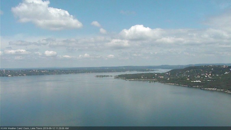 Lake Travis webcam, June 12, 2019 10:30 AM CT