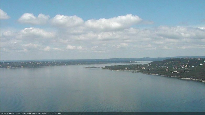 Lake Travis webcam, June 12, 2019 10:45 AM CT