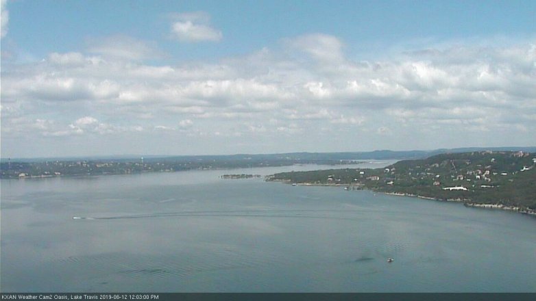 Lake Travis webcam, June 12, 2019 11:05 AM CT