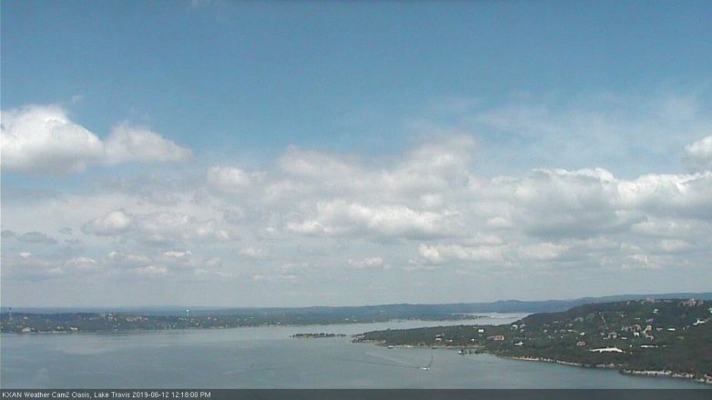 Lake Travis webcam, June 12, 2019 11:20 AM CT