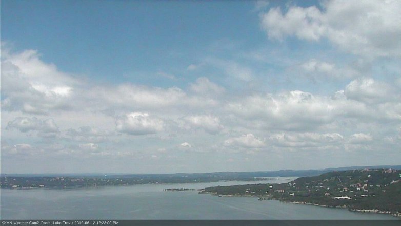 Lake Travis webcam, June 12, 2019 11:25 AM CT