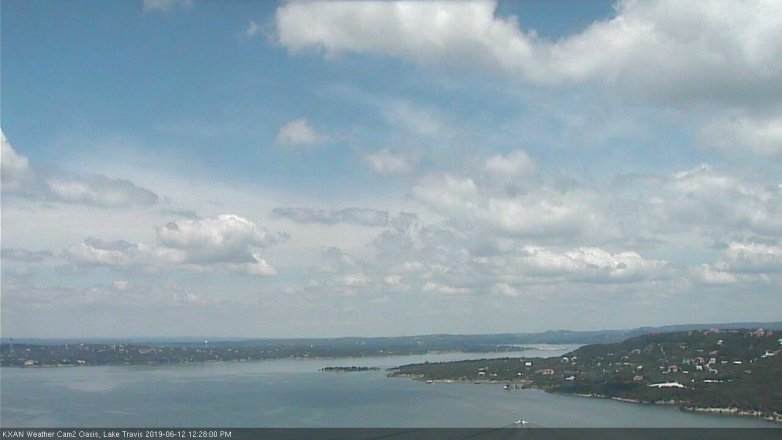 Lake Travis webcam, June 12, 2019 11:30 AM CT