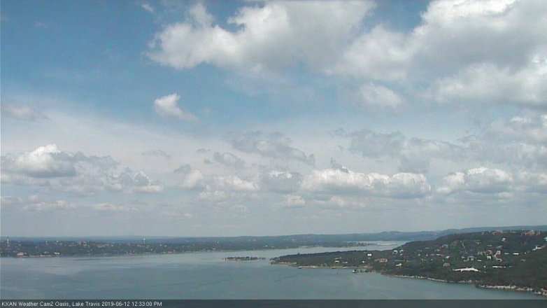Lake Travis webcam, June 12, 2019 11:35 AM CT