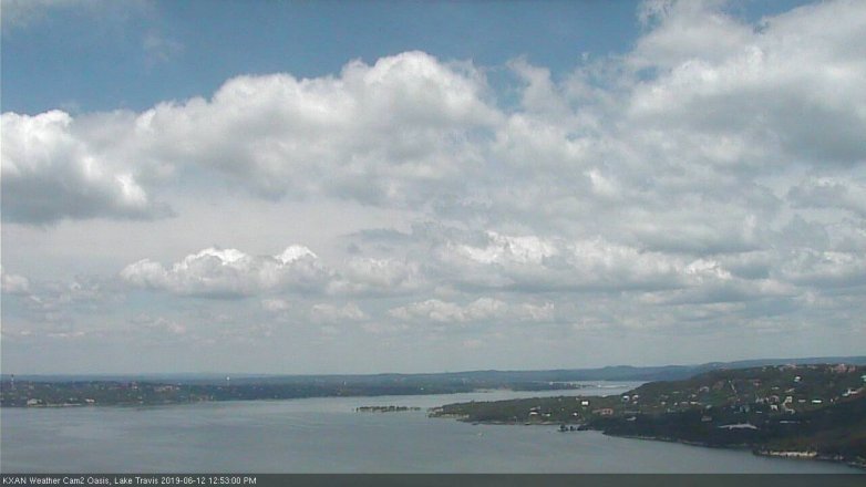 Lake Travis webcam, June 12, 2019 11:55 AM CT