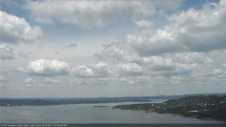 Lake Travis webcam, June 12, 2019 12:10 PM CT