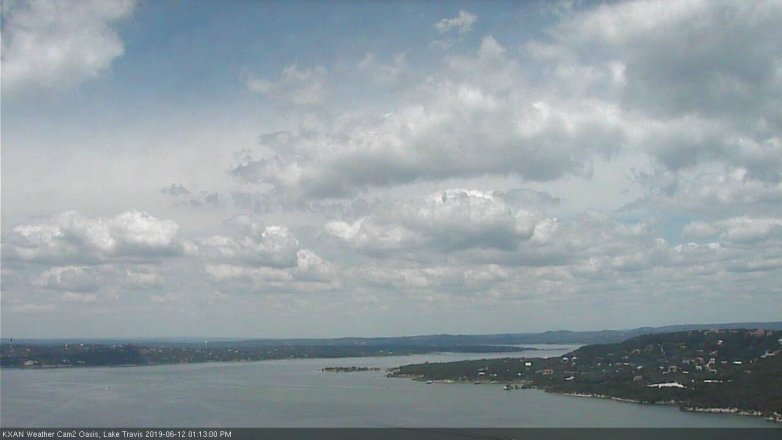 Lake Travis webcam, June 12, 2019 12:15 PM CT