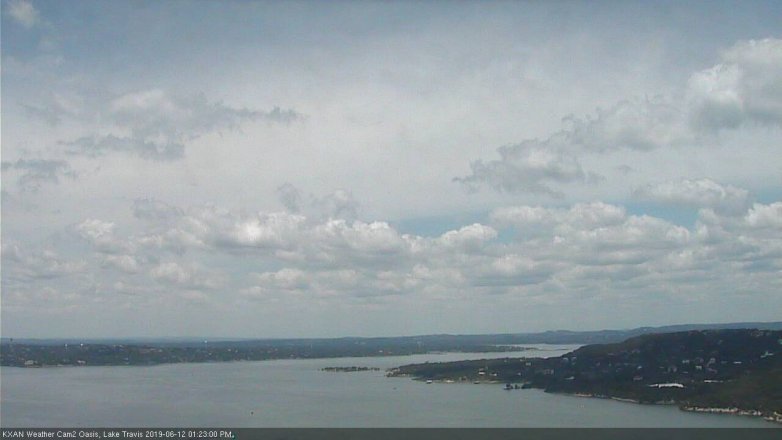 Lake Travis webcam, June 12, 2019 12:25 PM CT