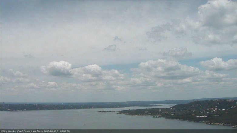 Lake Travis webcam, June 12, 2019 12:30 PM CT