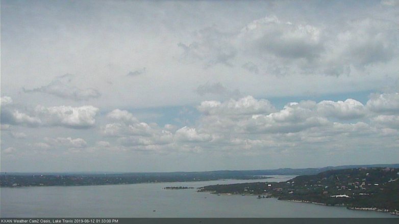 Lake Travis webcam, June 12, 2019 12:35 PM CT