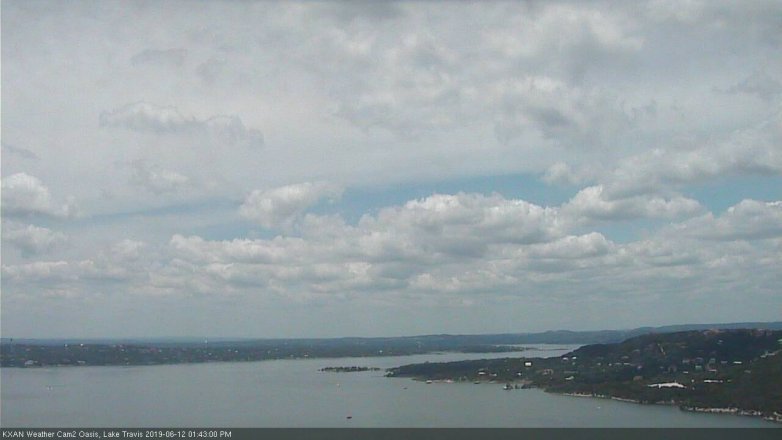 Lake Travis webcam, June 12, 2019 12:45 PM CT