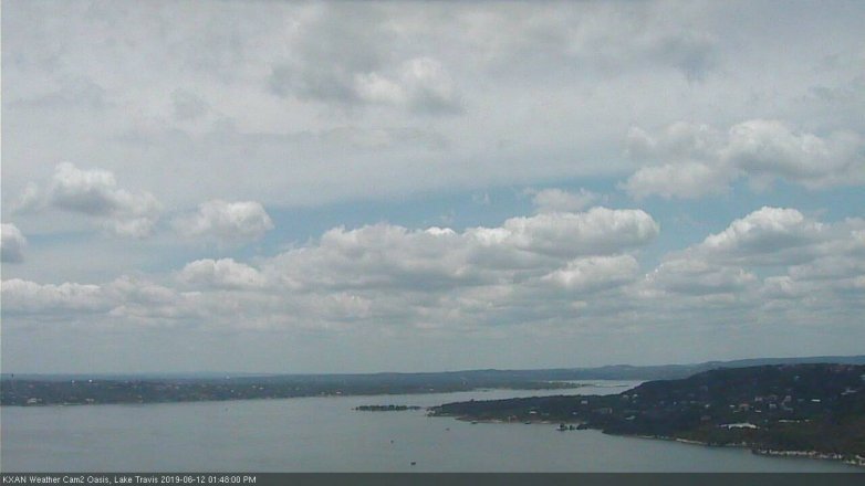 Lake Travis webcam, June 12, 2019 12:50 PM CT
