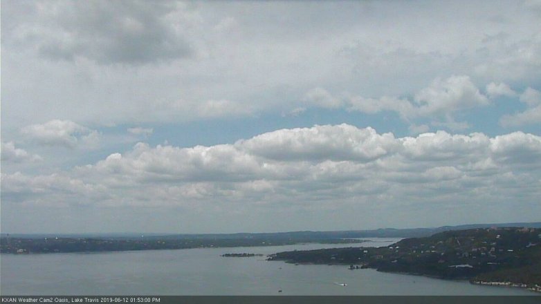 Lake Travis webcam, June 12, 2019 12:55 PM CT