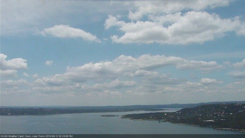 Lake Travis webcam, June 12, 2019 1:20 PM CT