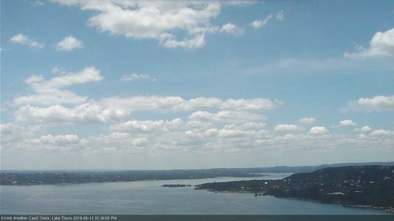 Lake Travis webcam, June 12, 2019 1:40 PM CT