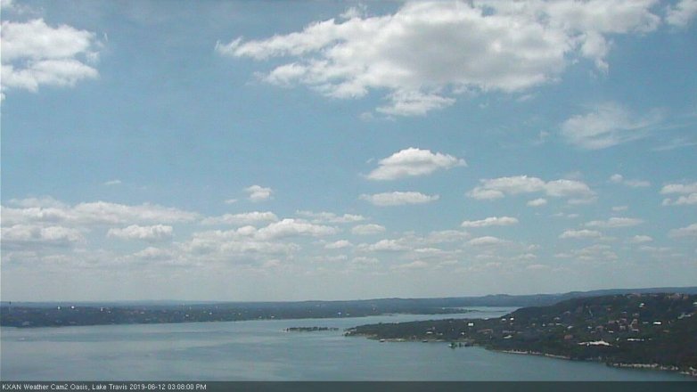 Lake Travis webcam, June 12, 2019 2:10 PM CT