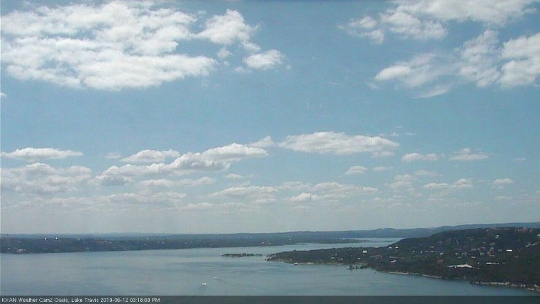 Lake Travis webcam, June 12, 2019 2:20 PM CT