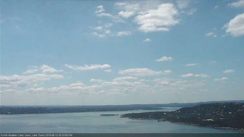 Lake Travis webcam, June 12, 2019 2:35 PM CT