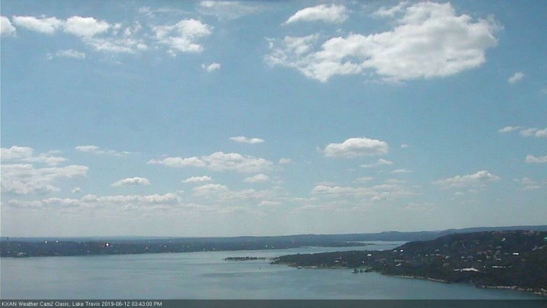 Lake Travis webcam, June 12, 2019 2:45 PM CT