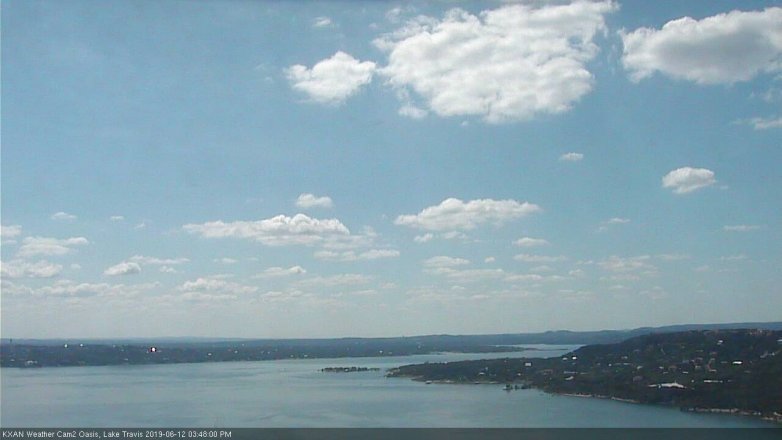 Lake Travis webcam, June 12, 2019 2:50 PM CT