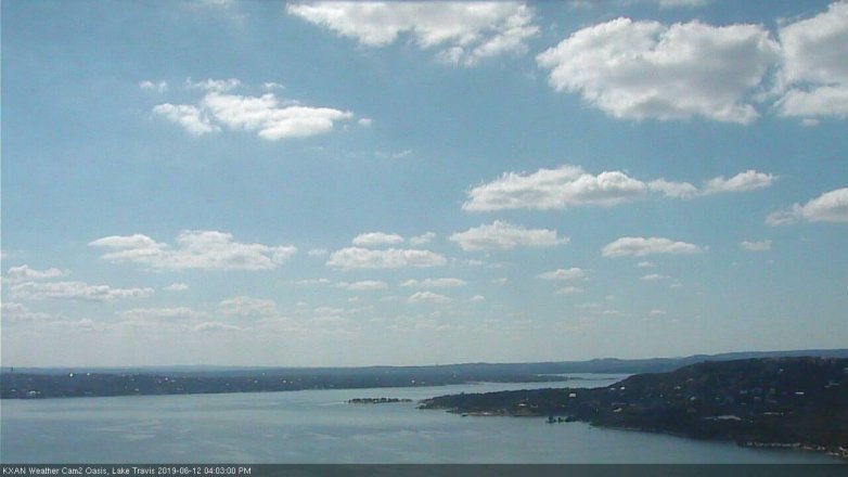 Lake Travis webcam, June 12, 2019 3:05 PM CT