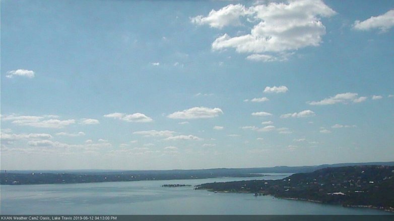 Lake Travis webcam, June 12, 2019 3:15 PM CT