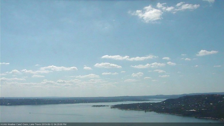 Lake Travis webcam, June 12, 2019 3:30 PM CT