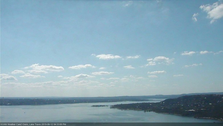 Lake Travis webcam, June 12, 2019 3:35 PM CT