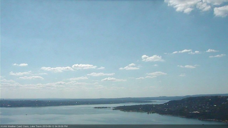 Lake Travis webcam, June 12, 2019 3:40 PM CT