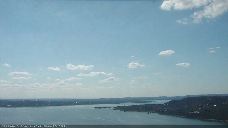 Lake Travis webcam, June 12, 2019 3:45 PM CT