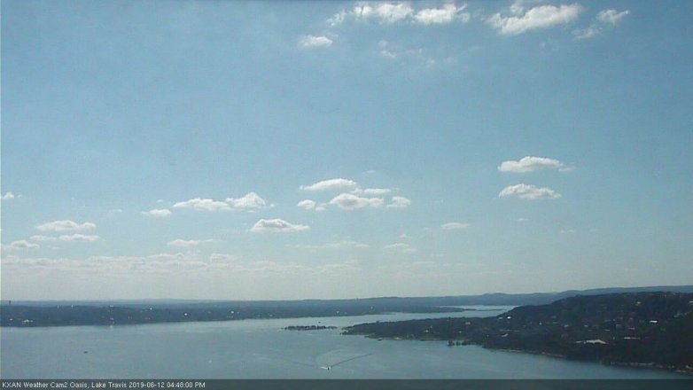 Lake Travis webcam, June 12, 2019 3:50 PM CT